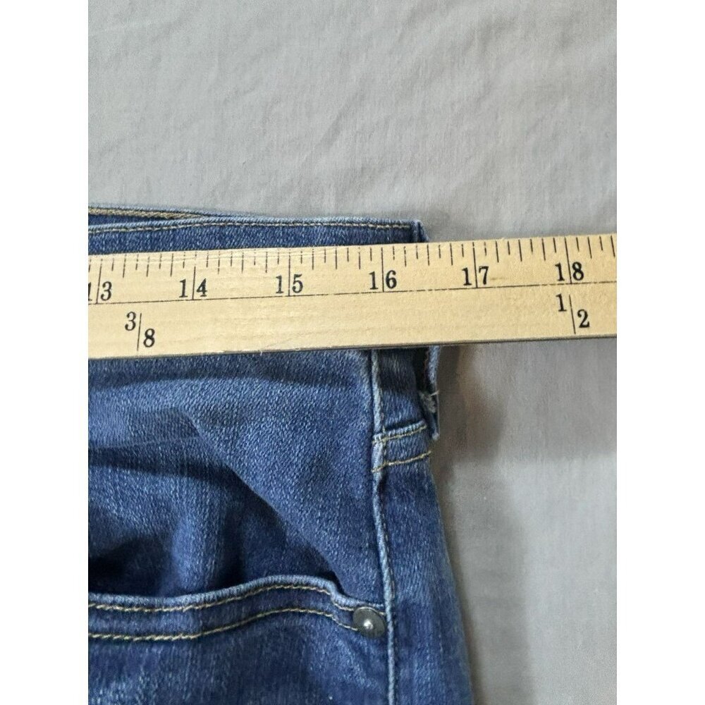 Paige Federal Skinny Jeans Mens 31 Blue Denim Med Wash Stretch 5-Pocket Preppy - Picture 7 of 9